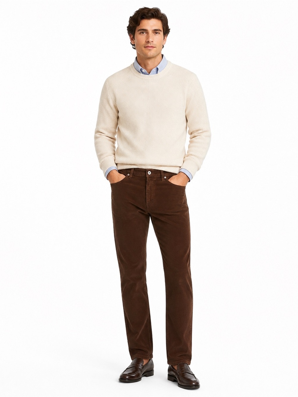 Bonobos Men’s Corduroy 5-Pocket Pants 32x30 Brown